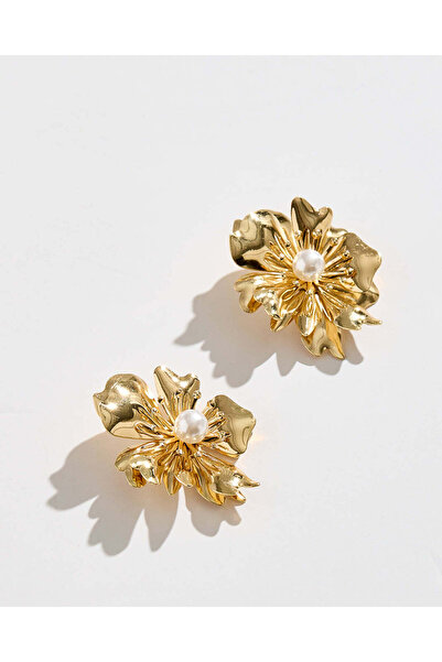 REDTAG قرط نسائي مزين بالذهب