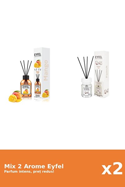 Eyfel Set 2 Mix Eyfel: 1x Bumbac, 1x Mango