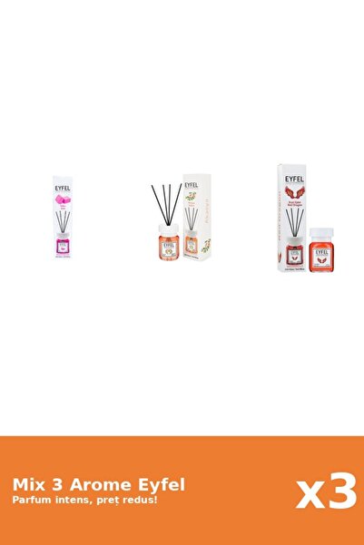 Eyfel Set 3 Mix Eyfel: 1x Acacia, 1x Bubble Gum, 1x Red Dragon