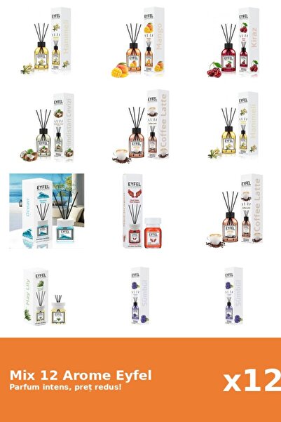Eyfel Set 12 Mix Variat: 9 arome