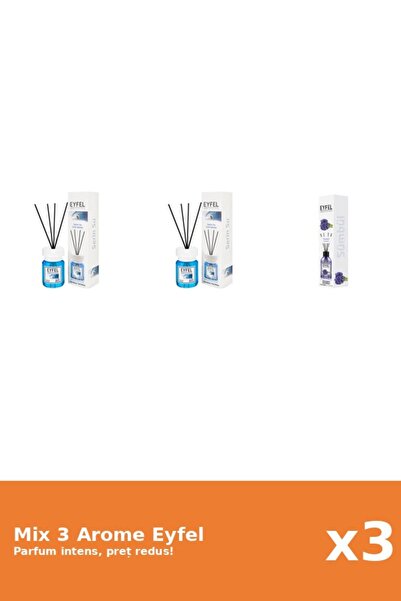 Eyfel Set 3 Mix Eyfel: 2x Cool Water, 1x Zambile