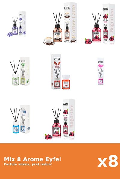 Eyfel Set 8 Mix Variat: 7 arome