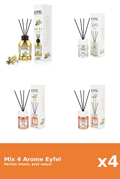 Eyfel Set 4 Mix Eyfel: 2x Acacia, 1x Bumbac, 1x Mana Maicii Domnului