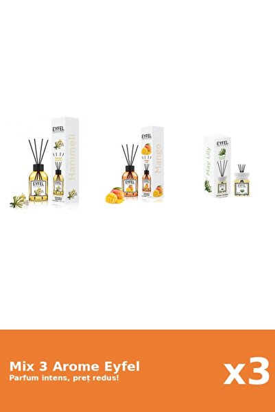 Eyfel Set 3 Mix Eyfel: 1x Lacramioare, 1x Mana Maicii Domnului, 1x Mango