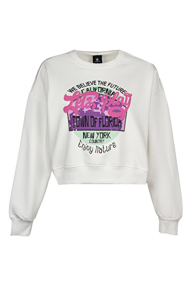 lumberjack سويت شيرت نسائي BONNI 16SS507 EKRU