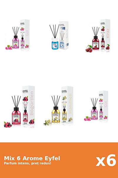 Eyfel Set 6 Mix Variat: 5 arome