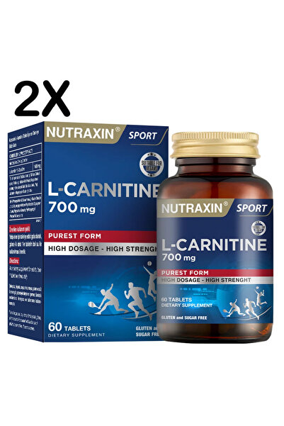 Nutraxin L-Carnitine 700 mg 2X60 Tablet