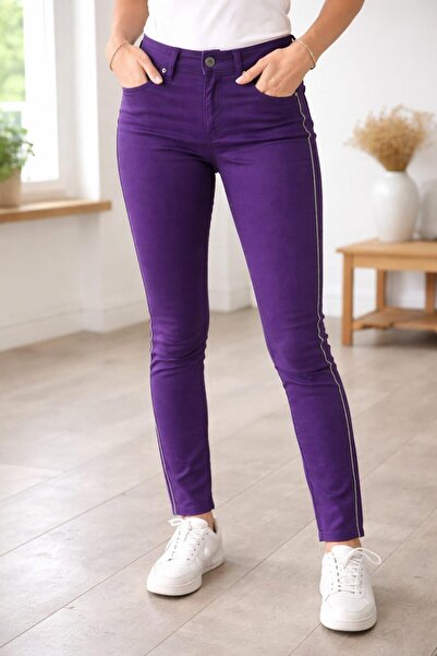 Org Marka Store Bolinto side chain high waist 5 pocket lycra tight leg pants