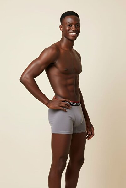 rockhard 1 Piece Gray Premium Modal Lycra Men's Boxer - Anti-Sweat Silky Soft...