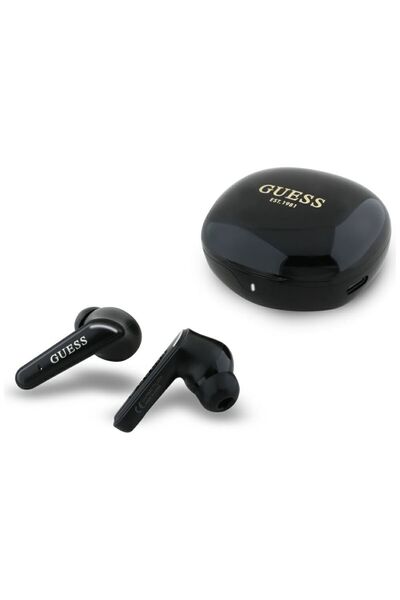 REDz Accessories Ασύρματα ακουστικά TWS Guess Flat Classic με επιμεταλλωμένο ...