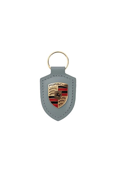 Porsche Design Porsche Leather Porsche Emblem Keychain Gray