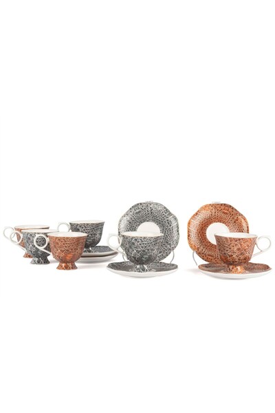 Mikasa Moor Croco 6lı Kahve Fincan Seti 90cc