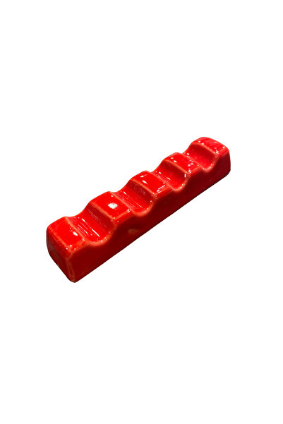 VERA SANAT Ceramic Brush Holder Red Set of 4