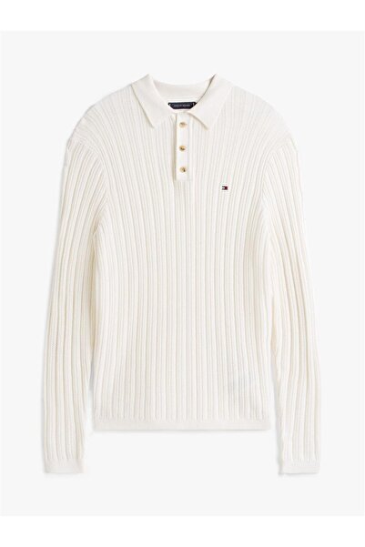 Tommy Hilfiger Elevated Structure Ls Polo Erkek Triko