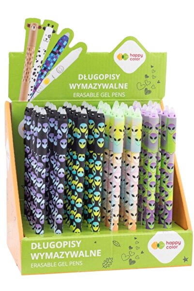 HAPPY COLOR Roller gel cu rescriere Happy Color, 0.5 mm, albastru, Go Alien, ...