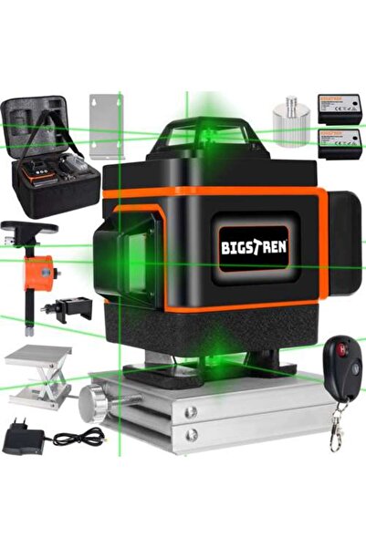 Selgot Nivelă laser 4D, 16 linii, 360º, IP-54, precizie micrometrică, portoca...