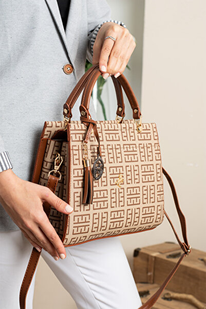 POLO CLUB Kadın 4 Bölmeli Uzun Askılı Uzun Askılı El & Omuz Çantası