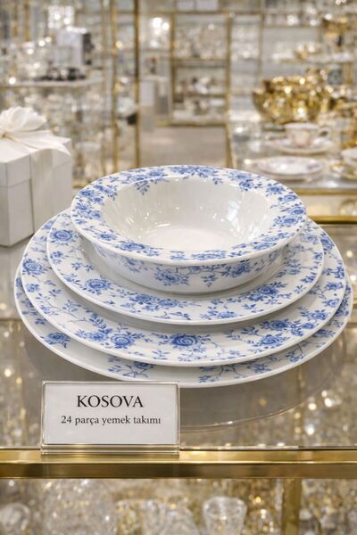 Kosova 24 PARÇA PORSELEN YEMEK TAKIMI