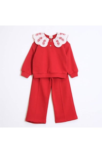 OZZY KİDS croială seturi confortabile pentru fete cu guler