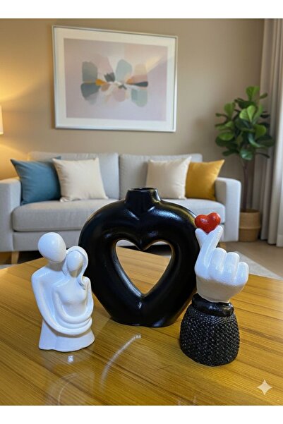 ELBUCOLECTION مجموعة هدايا إسكندنافية مزخرفة مكونة من 3 قطع خاصة بالحبيب