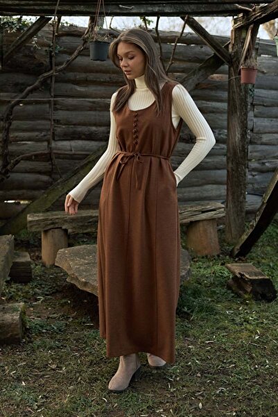 ZÜLAYS Yuvarlak Yaka Jile Taba