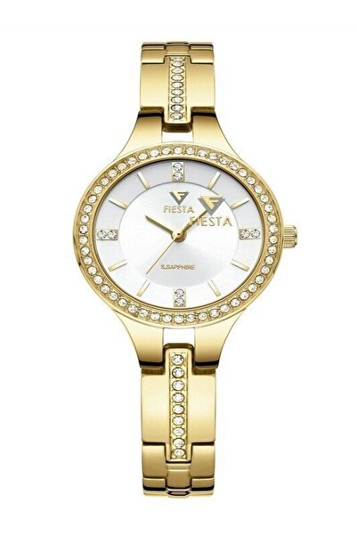 Fiesta F24093L Steel Band,Sapphire Scratch Resistant,5 Atm Women's Wristwatch