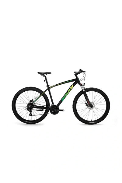 Bisan MTX 7200 ERKEK DAĞ BİSİKLETİ 43CM MD 27.5 JANT 24 VİTES MAT SİYAH YEŞİL