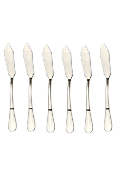 Culinaro Set of 6 UNI butter knives, stainless steel