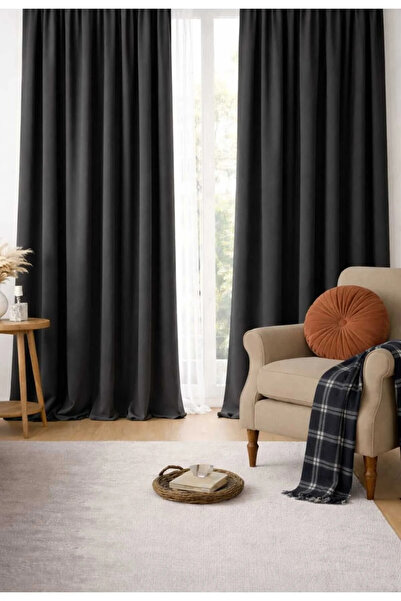 BD beyaz dokuma ستارة عازلة للضوء من أنثراسيت فومي، مقاومة للشمس، ستارة تعتيم...