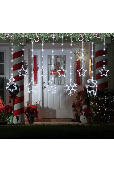 REDz Accessories Decorative Christmas installation with 3D shapes (reindeer, ...