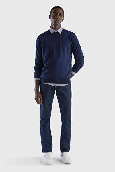 United Colors of Benetton Navy Blue Women's / Girls' Sweatshirt %100 Cotton C...