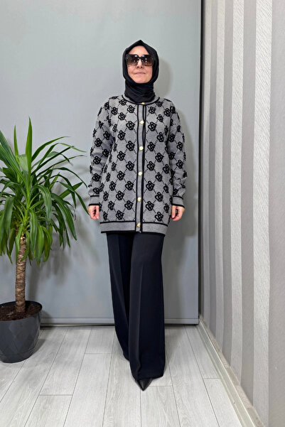 Ghisa Cardigan Gray 26Kobckt3348