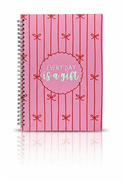 Lizy دفتر ملاحظات حلزوني - 17×24 سم - مطبوع بالورق المقوى بـ4 تصاميم مختلفة ب...