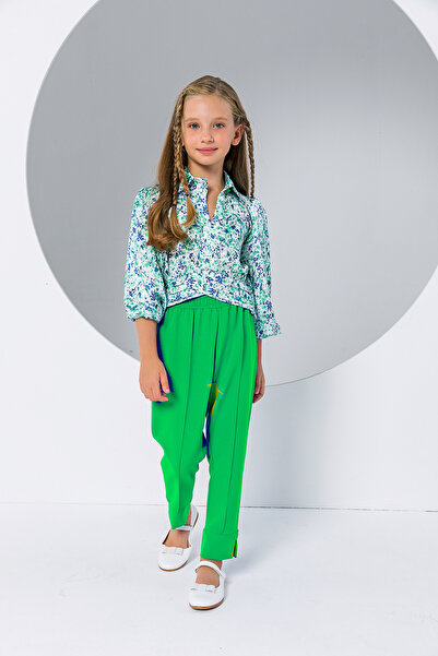 incity Дънки с разрез за момичета - стилни панталони от плат - Нов продукт