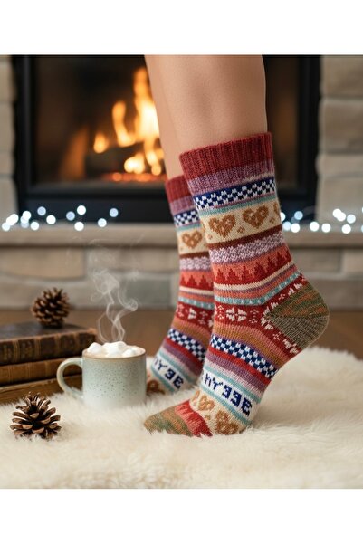 Çorap Kurdu Winter Thick Women's Socks