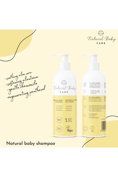 Natural Baby Care Sampon pentru bebelusi 0+, 200ml