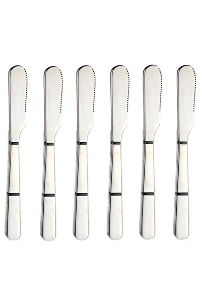 Culinaro Set 6 cutite pentru unt UNI, inox