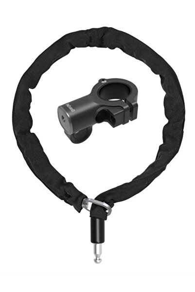 Onguard 8291 سلسلة قفل سكوتر كهربائي مع غطاء قماش 120 × 4 مم مع مفتاح أسود 10...