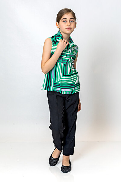 incity Дънки с разрез за момичета - стилни панталони от плат - Нов продукт