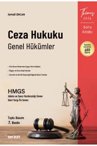 Seçkin Yayıncılık THEMIS - Ceza Hukuku Genel Hükümler Soru Kitabı Tıpkı Basım...