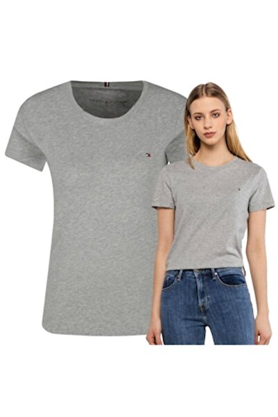 Tommy Hilfiger Women's Classic Logo Premium Basic T-Shirt Size L