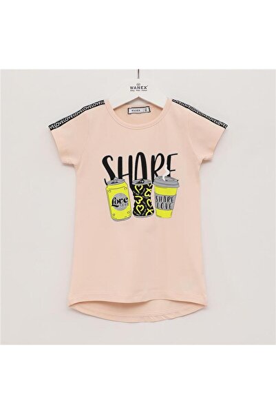 WANEX Tricou cu mânecă scurtă pentru fete - 32579 - Bej