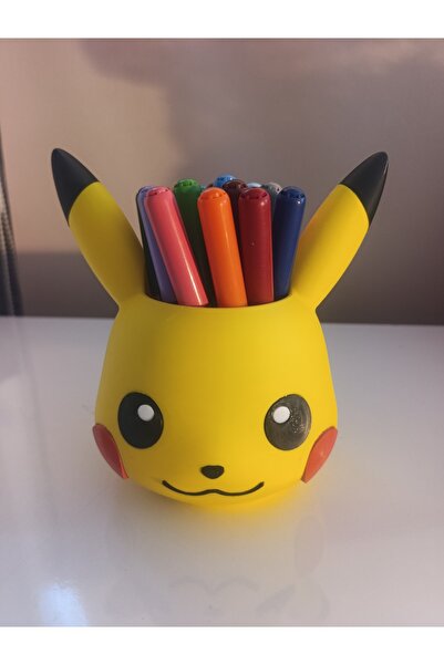Mey3DDesign Suport pentru pix Pikachu Pokemon, dimensiune mare, superb colora...