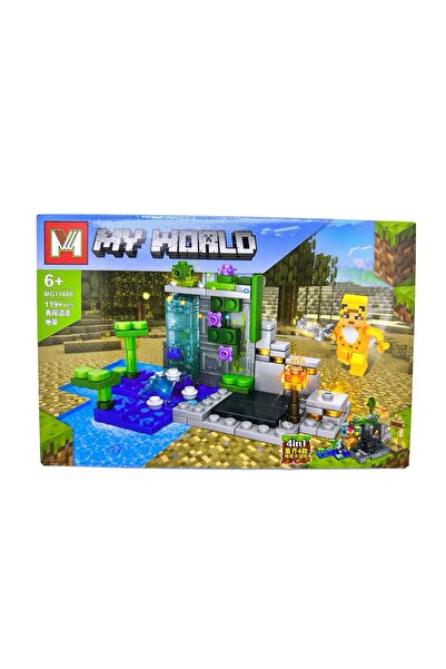 JPT Set de construcție portal My World 4 în 1 cu 119 piese