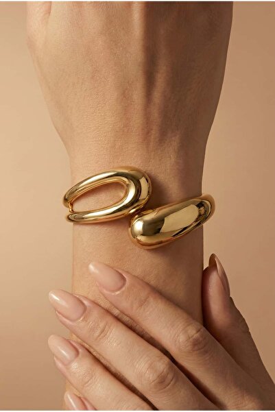 Liviena سوار فلكس ستيل الذهبي