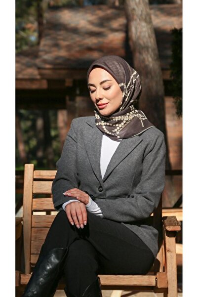 locella Soft Pamuk Eşarp Kahve