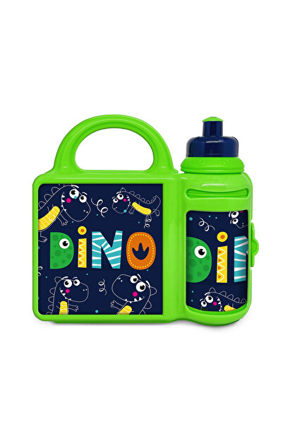 OEM Set: Water bottle + sandwich box, Dino