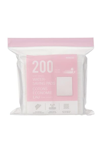 Miniso Yumuşak Su Tasarruflu Makyaj Temizleme Pamuğu (200 Adet)