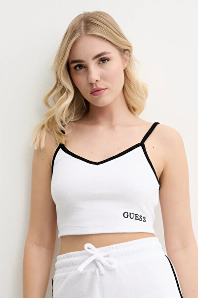 Guess Women's white beach top kcqv1