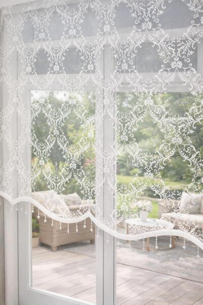 sk plised perde YENİ SEZON ÇİFT MEKANİZMALI TÜL STOR